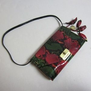 Rare Brahmin Sophie Bag in Multi Rouge Anaconda